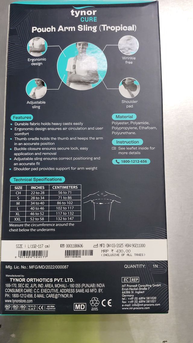 Tynor Arm Sling Large
