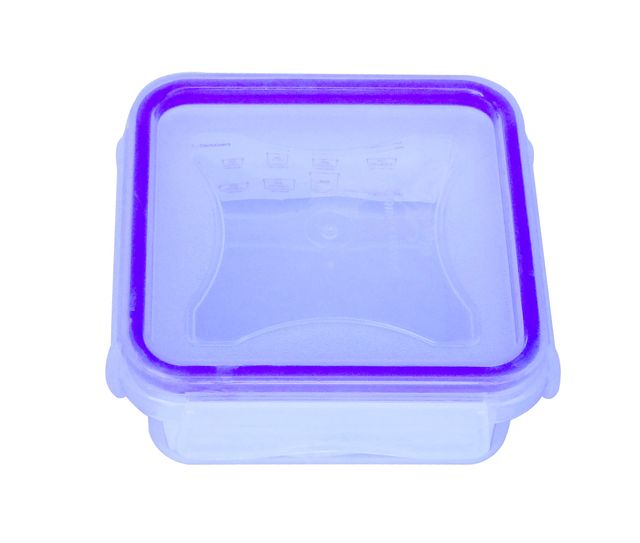 Princeware Click N Seal Square Container 260 ml | 105 x 105 x 47 Mm