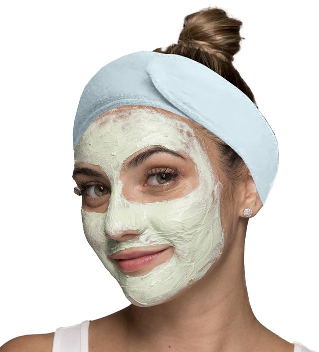 Microfiber Spa Headband With Velcro (Colour May Vary)