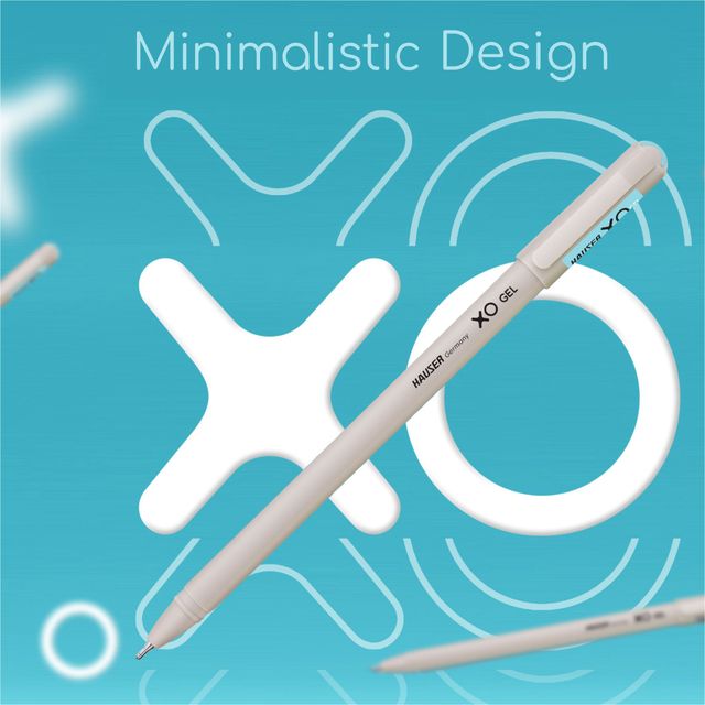 Hauser Xo Gel Pen Blue Pack Of 5