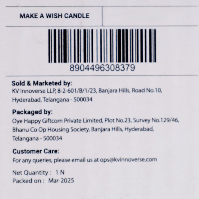Happy Mail Make A Wish Candle