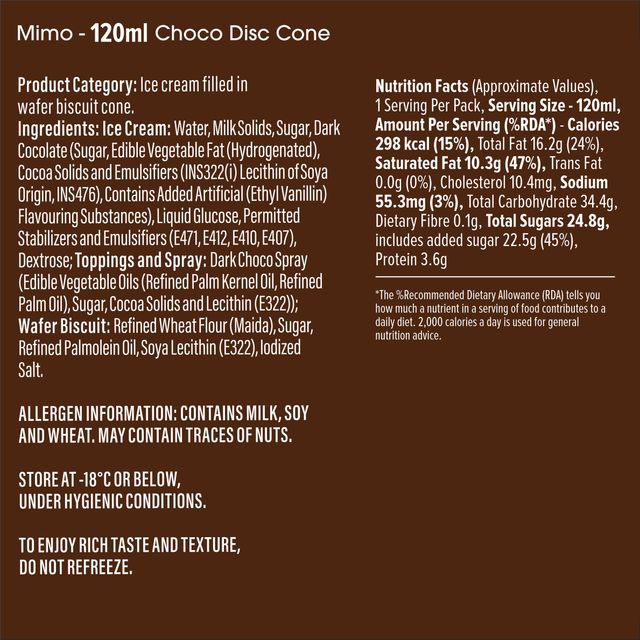 Mimo Choco Disc Cone