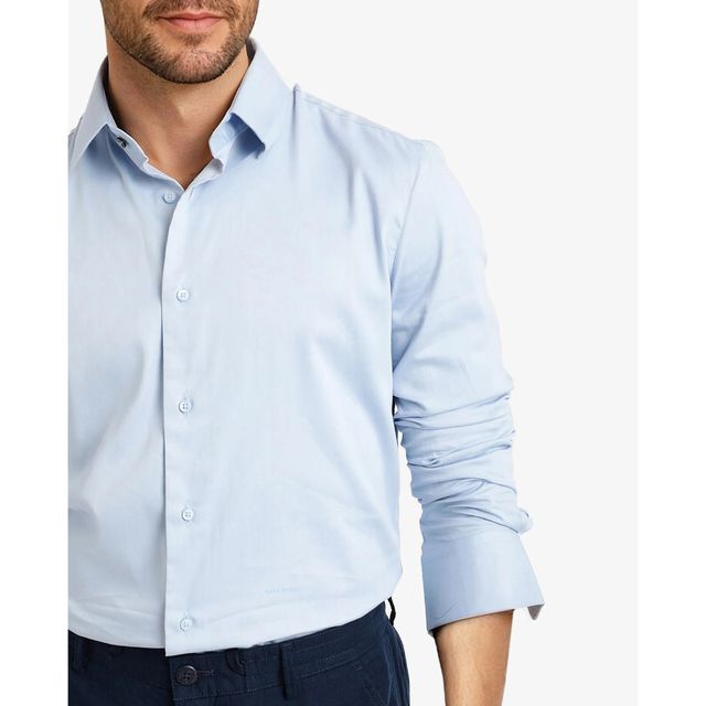 RARE RABBIT Men's Holla Light Shirt | Blue - XL