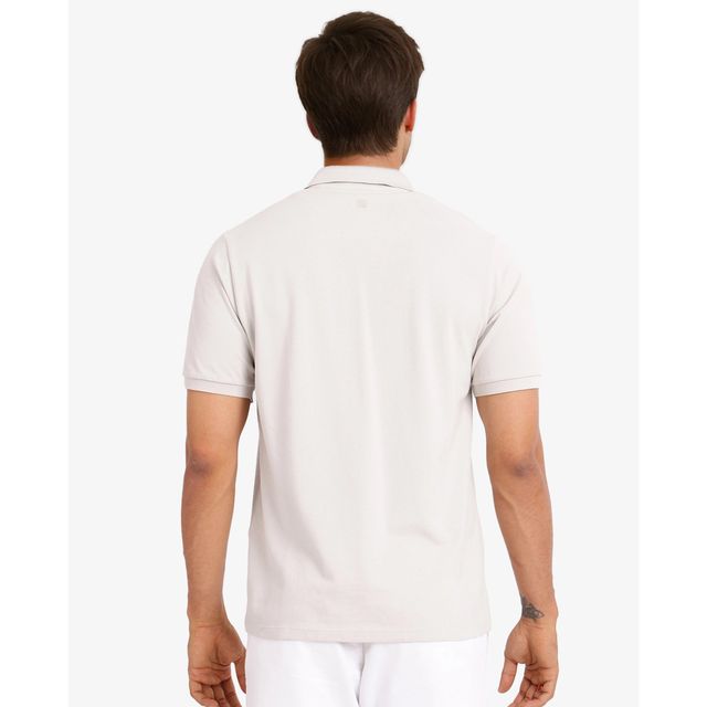 RARE RABBIT Men's Palmer Primary Polo T-shirt | Beige - M