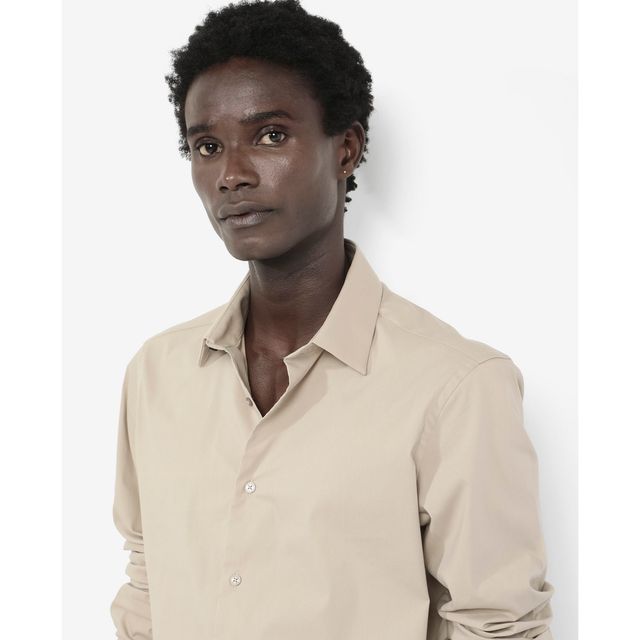Rare Rabbit Men's Bendict Primary | Shirt | Beige - XL