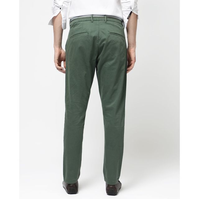 RARE RABBIT Men's Trello Primary Trouser | Green - 32
