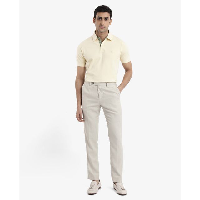 Rare Rabbit Men's Spencer Primary Polo T-shirt | Yellow - XL
