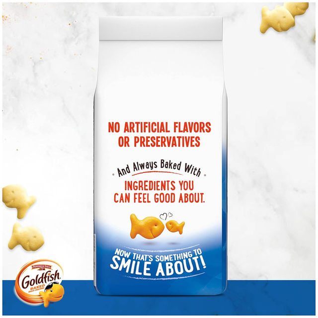 Pepperidge Farm Gold Fish Original Salted Plain Crackers | Artificial Flavour-free and Preservative-free