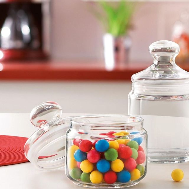 Luminarc Pot Club Jar | 500 ml | BPA-Free | Secure Lobster Clasp Lid | Transparent Glass