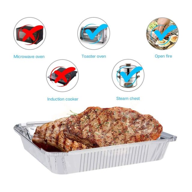 Vinay Trading Foil Container + Lid | 450 ml