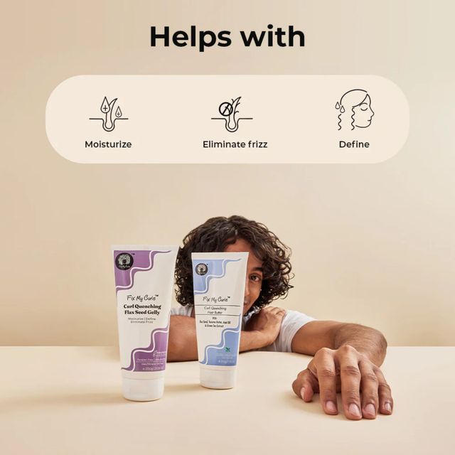 Fix My Curls Curl Quenching Moisture Styling Duo | For Curly, Wavy, Dry, Frizzy Hair, Frizz Control