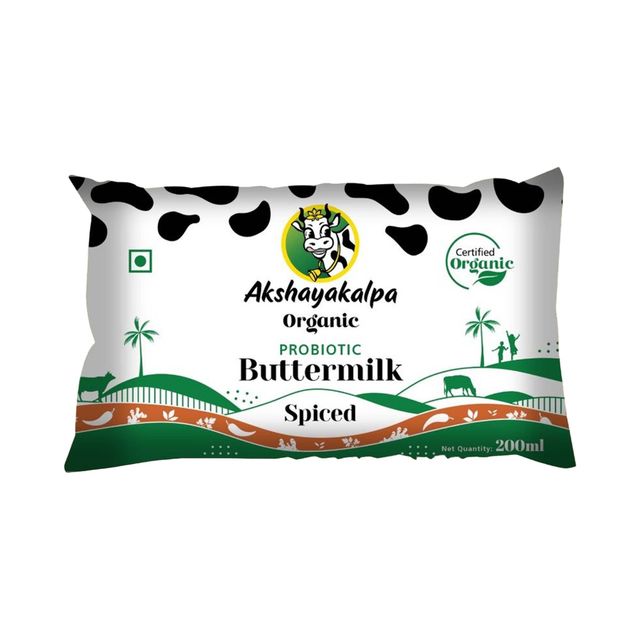 Akshayakalpa Organic Probiotic Spiced Buttermilk