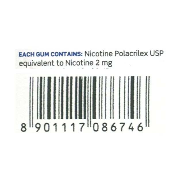 Nicotex Mint Plus Nicotine Gum 2MG Tin 29's Pack
