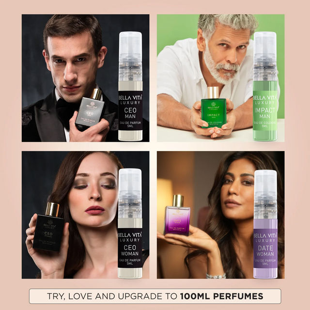 Bella Vita Luxury Unisex Trial Perfumes Pack For Men And Women
