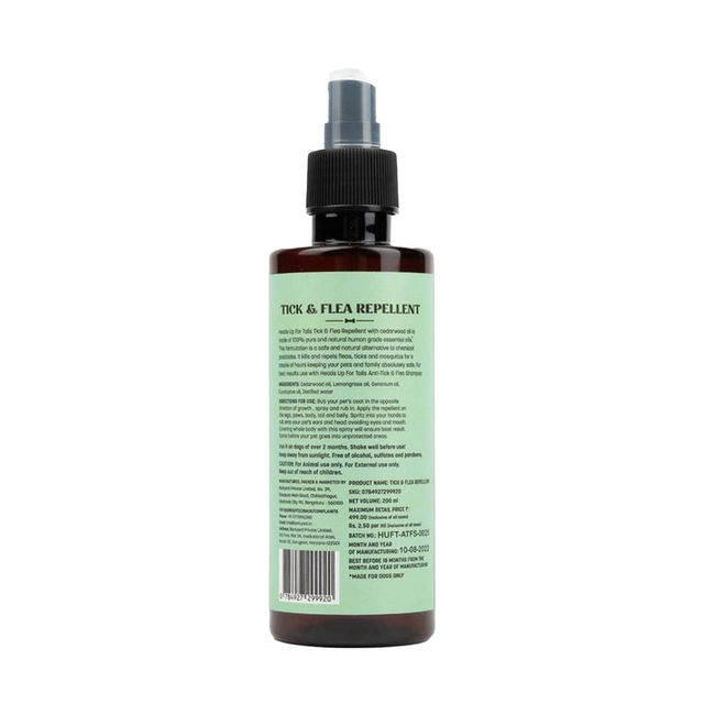 HUFT Flea & Tick Remover Repellent For Dog Lemongrass & Geranium