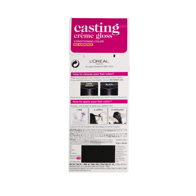 L'Oreal Paris Casting Creme Gloss Small Ebony Black