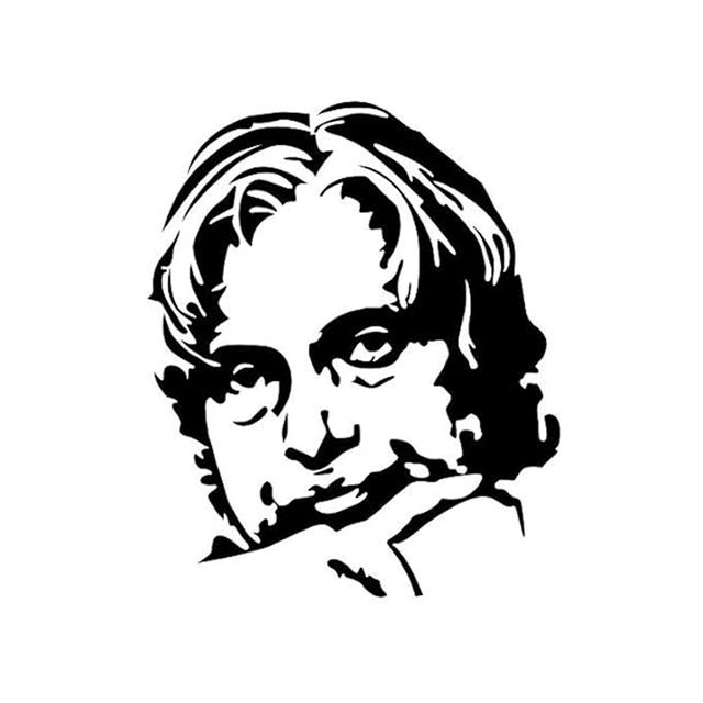 Wollzo 110 cm Abdul Kalam Quotes Removable Sticker