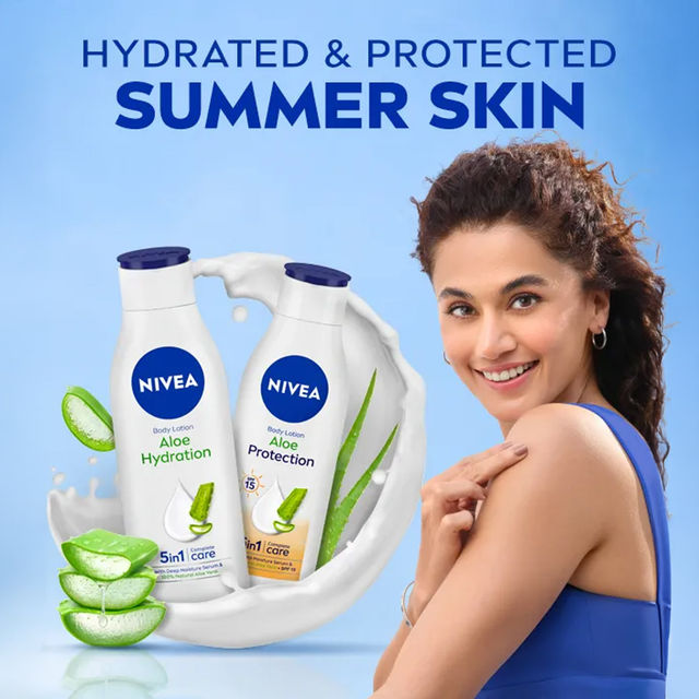 NIVEA Aloe Hydration Body Lotion|Refreshing Hydration|Non Sticky Feel|With Aloe Vera