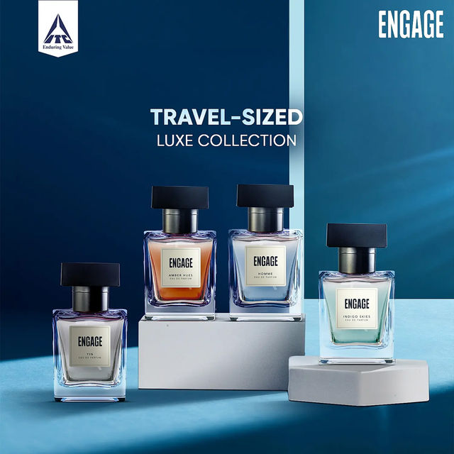 Engage Luxury Perfume Gift Pack for Men, Travel Sized, Assorted Pack