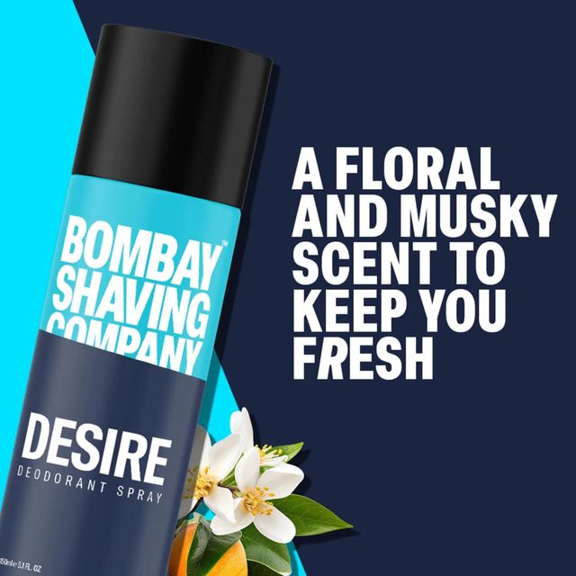 Bombay Shaving Company Desire Deodorant Spray 150 ml Combo