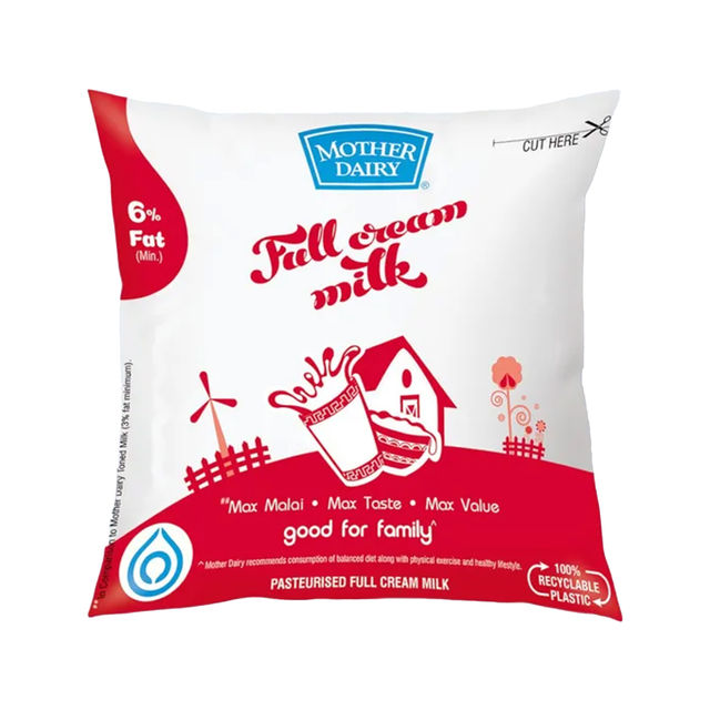 Mother Dairy Full Cream Milk(1pc) & Onion(1pc) Combo