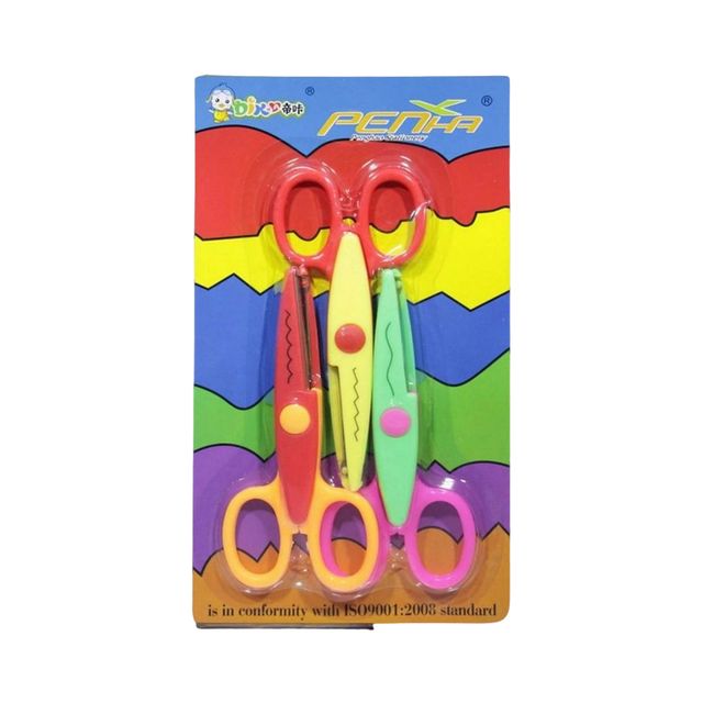 Art and Craft Zig zag Paper Shaper Scissor, Assorted Color