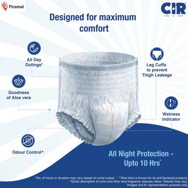 CIR Adult Diaper ( Pants, XL , 100-150 cm) 1 pc X 2 Combo