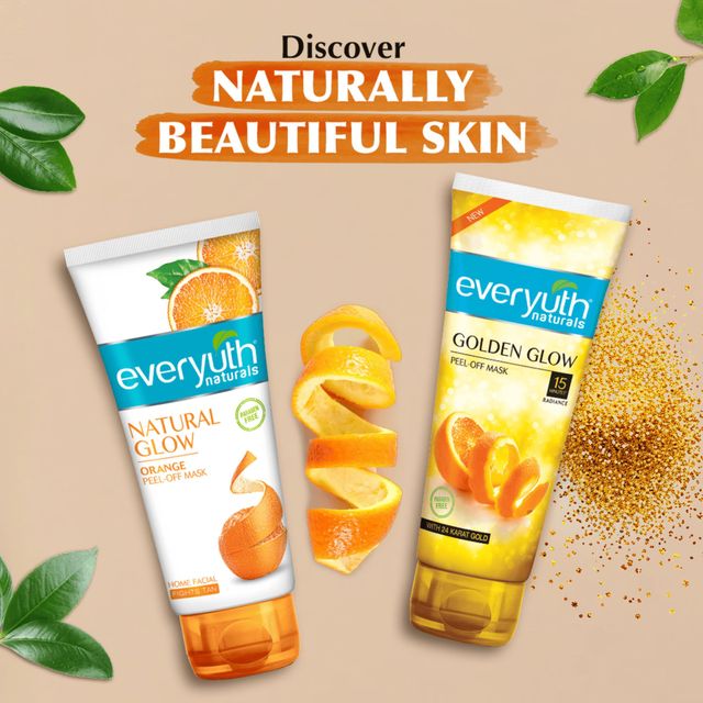 Everyuth Naturals Advanced Golden Glow Peel Off Mask for Instant Glow Skin