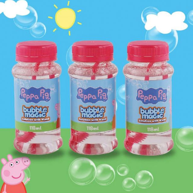 Bubble Magic 118 Ml Solution With Wand - Peppa Pig