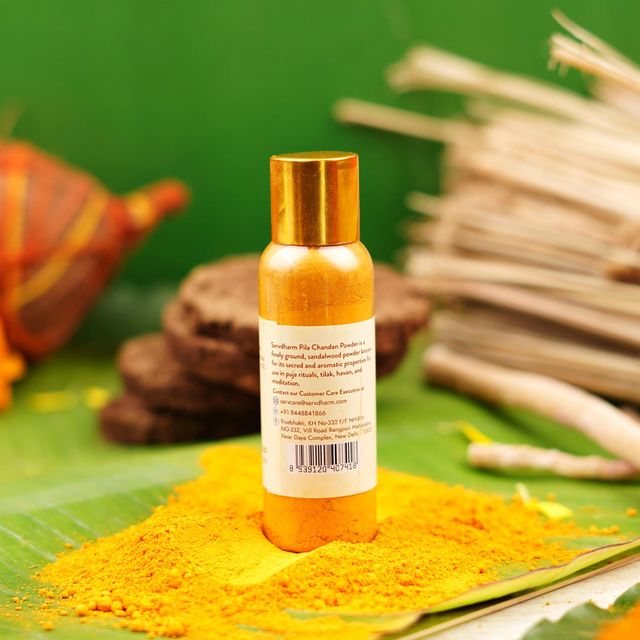 Servdharm Pila Chandan Tika Powder