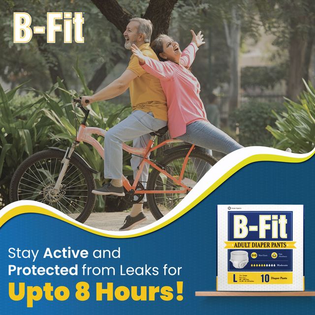 B-FIT Adult Diaper (Pant , L , 80-130 cm)