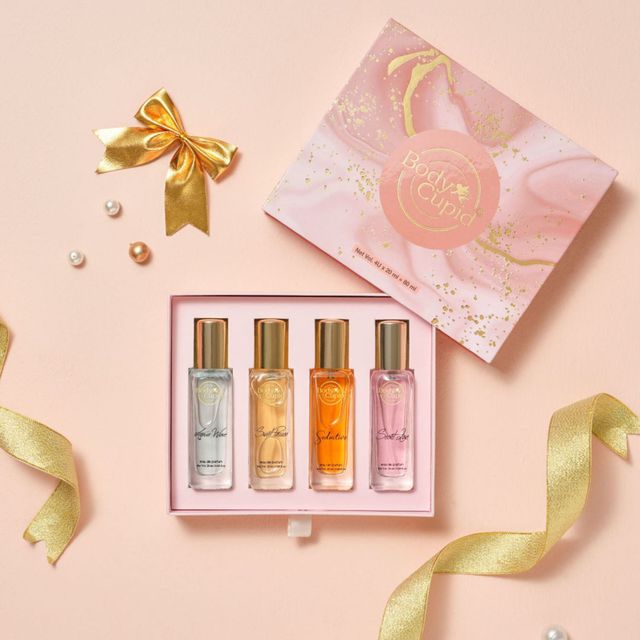 Galaxy Cookie Crumble Milk Chocolate(96gms) & Body Cupid Luxury Perfume Gift Set For Her Long Lasting Fragrances - Pack Of 4(80ml) Combo