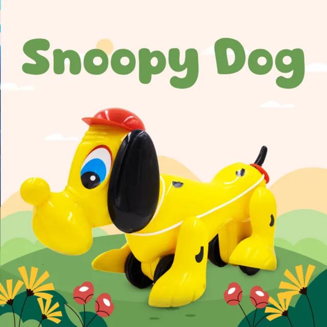 Toybharat My Snoopy Pull-Along Dog | Colourful Toddler Toy for Endless Fun