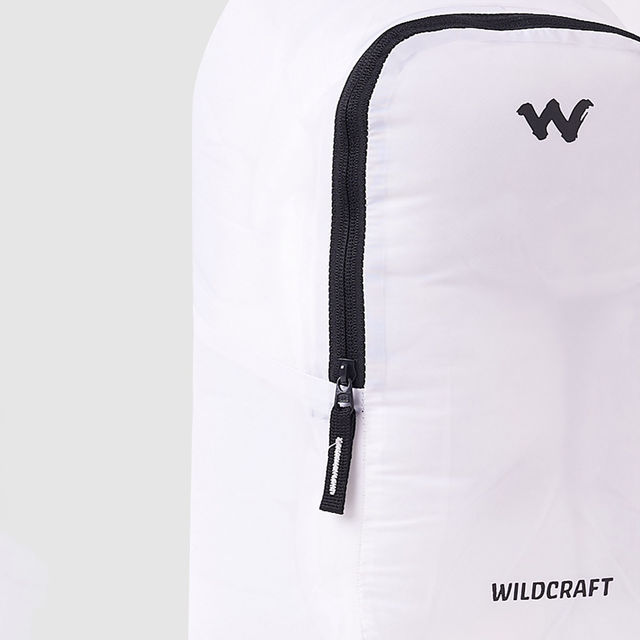 Wildcraft Unisex Polyester 15 L Backpack | Black and White