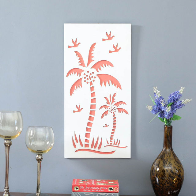 Casacraft From Pepperfry Laser Cut Design Carving Mdf Floral Wall Art