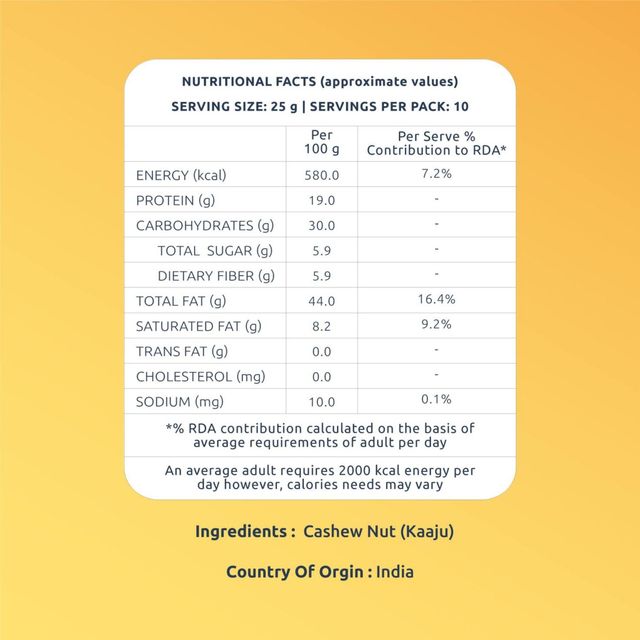 Farmley Premium Cashews - Kaju