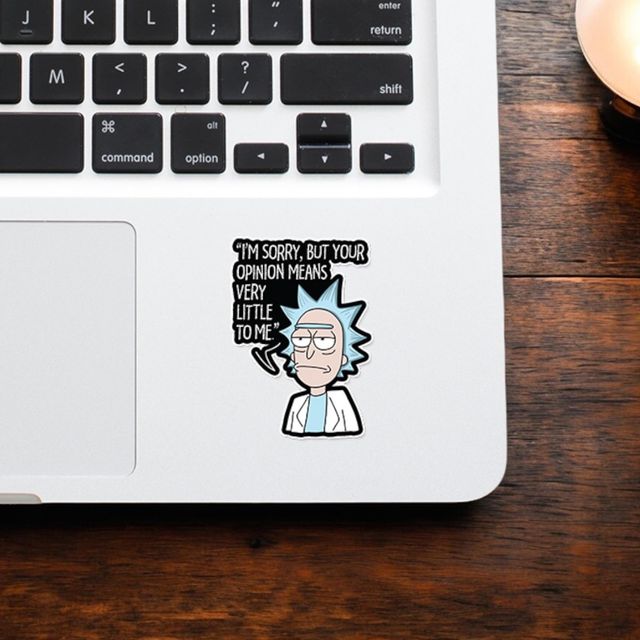 House Of Festivals Rick's Opinion - Rick And Morty Official Sticker