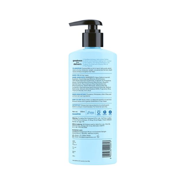 Plum Coconut Milk & Peptides Strength & Shine Shampoo