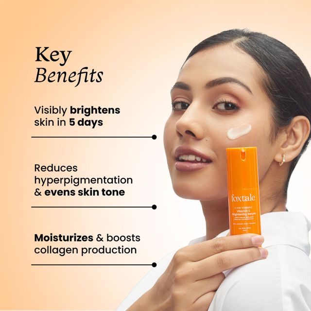 Foxtale 15% Vitamin C Face Serum for Glowing Skin