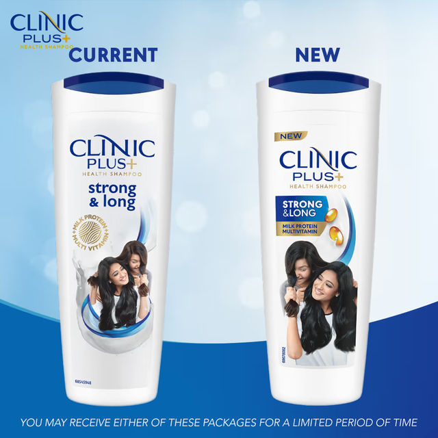 Clinic Plus Strong & Long Shampoo with Milk Proteins and Multivitamins 175 ml Combo