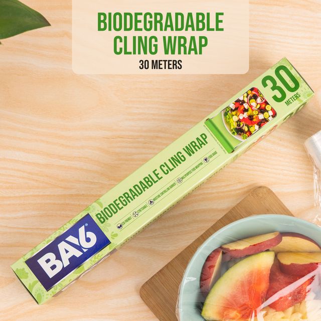 BAY6 Biodegradable Cling Wrap, 30 meters