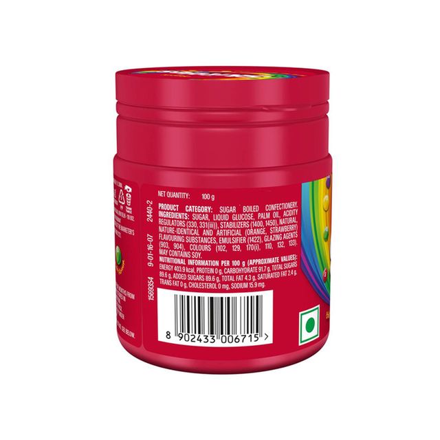 Skittles Original Bite Size Fruit Flavoured Candy Pot | 5 Fruity Flavours| Imported Candies