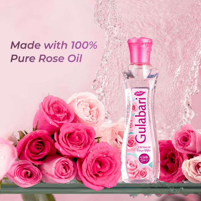Dabur Gulabari Premium Rose Water (Paraben Free Skin Toner)