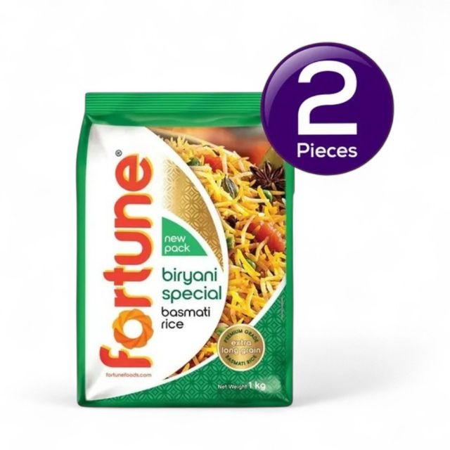Fortune Basmati Rice/Basmati Akki | Biryani Special | Pouch 1 kg Combo