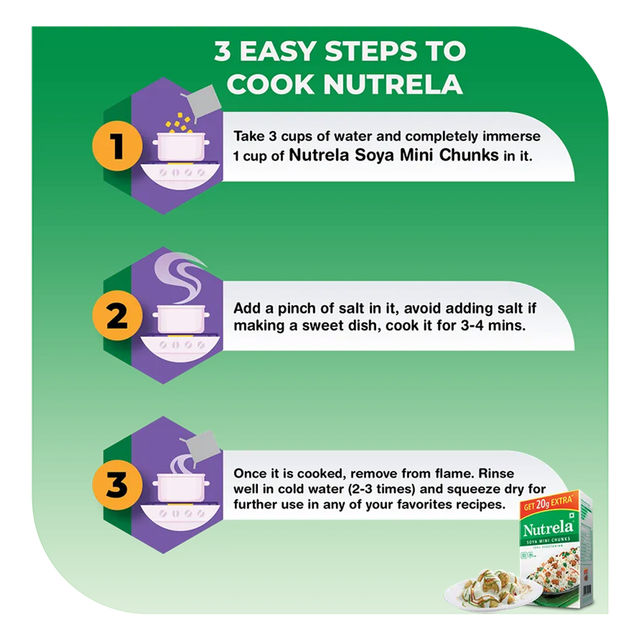 Nutrela Mini Soya Chunks