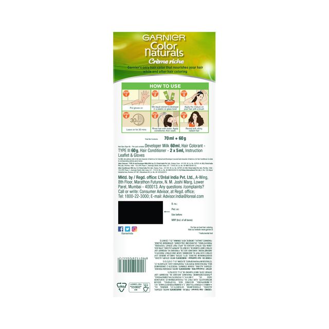 Garnier Color Naturals Nourishing Permanent Hair Color - Burgundy