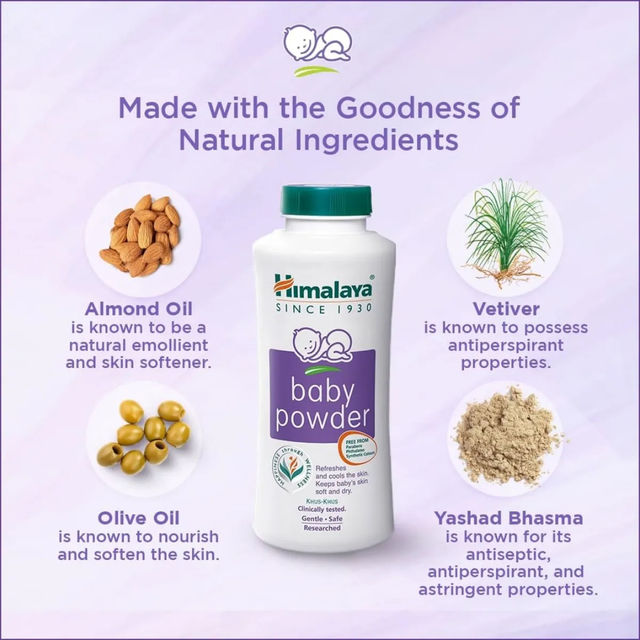 Himalaya Baby Powder Refreshes And Keeps Baby'S Skin Smooth And Dry