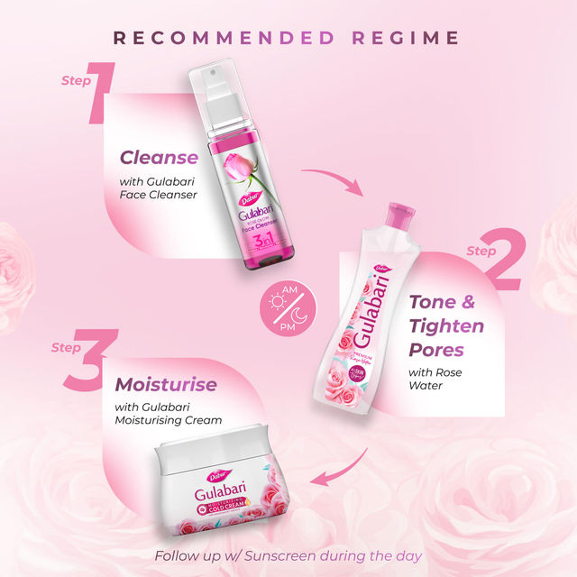 Dabur Gulabari Premium Rose Water (Paraben Free Skin Toner)