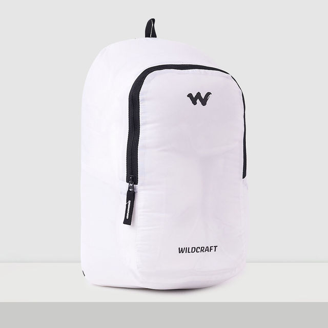Wildcraft Unisex Polyester 15 L Backpack | Black and White