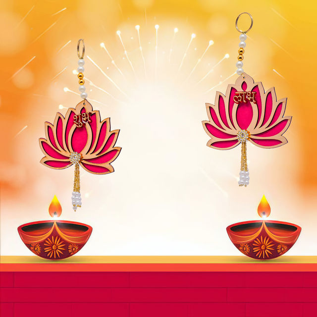 Divine Vibes Lotus Subh Labh